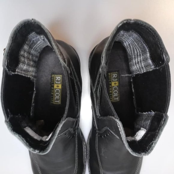 Boota R J Rj Colt | Shoes | Rj Colt Men Black Rider Leather Buckle Boots | Poshmark